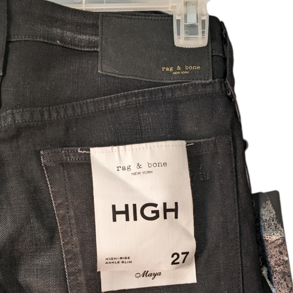 rag & bone Maya High-Rise Slim fit 27 - Picture 8 of 9
